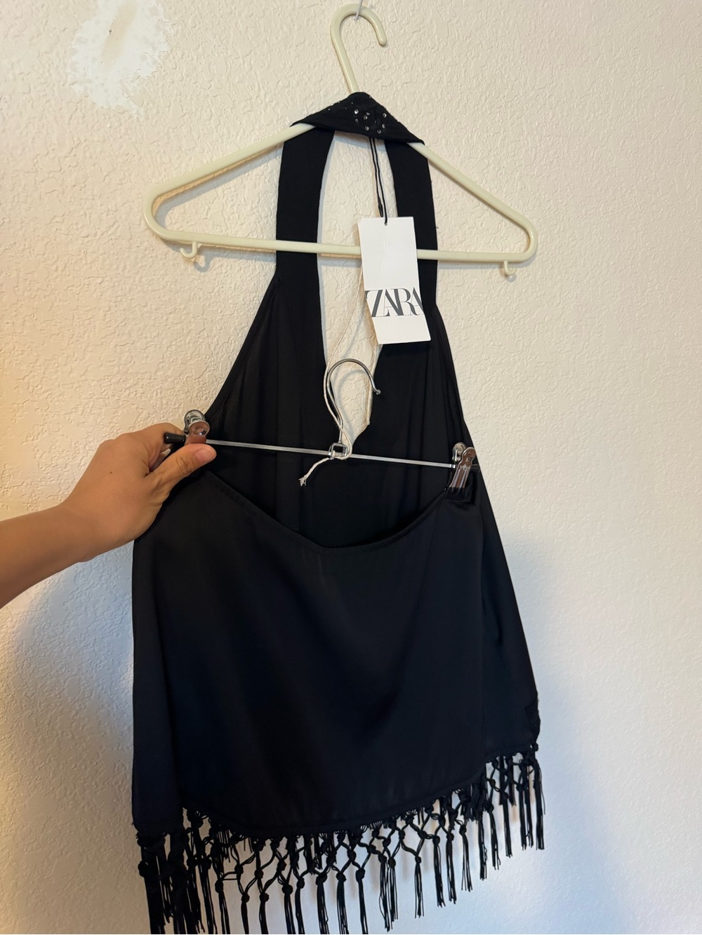 NWT Zara embroidery halter top M - Picture 11 of 12